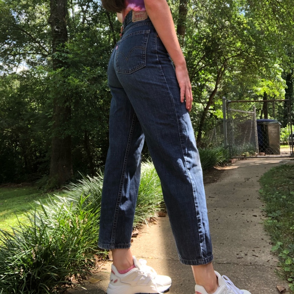 Levis 550 mom jeans